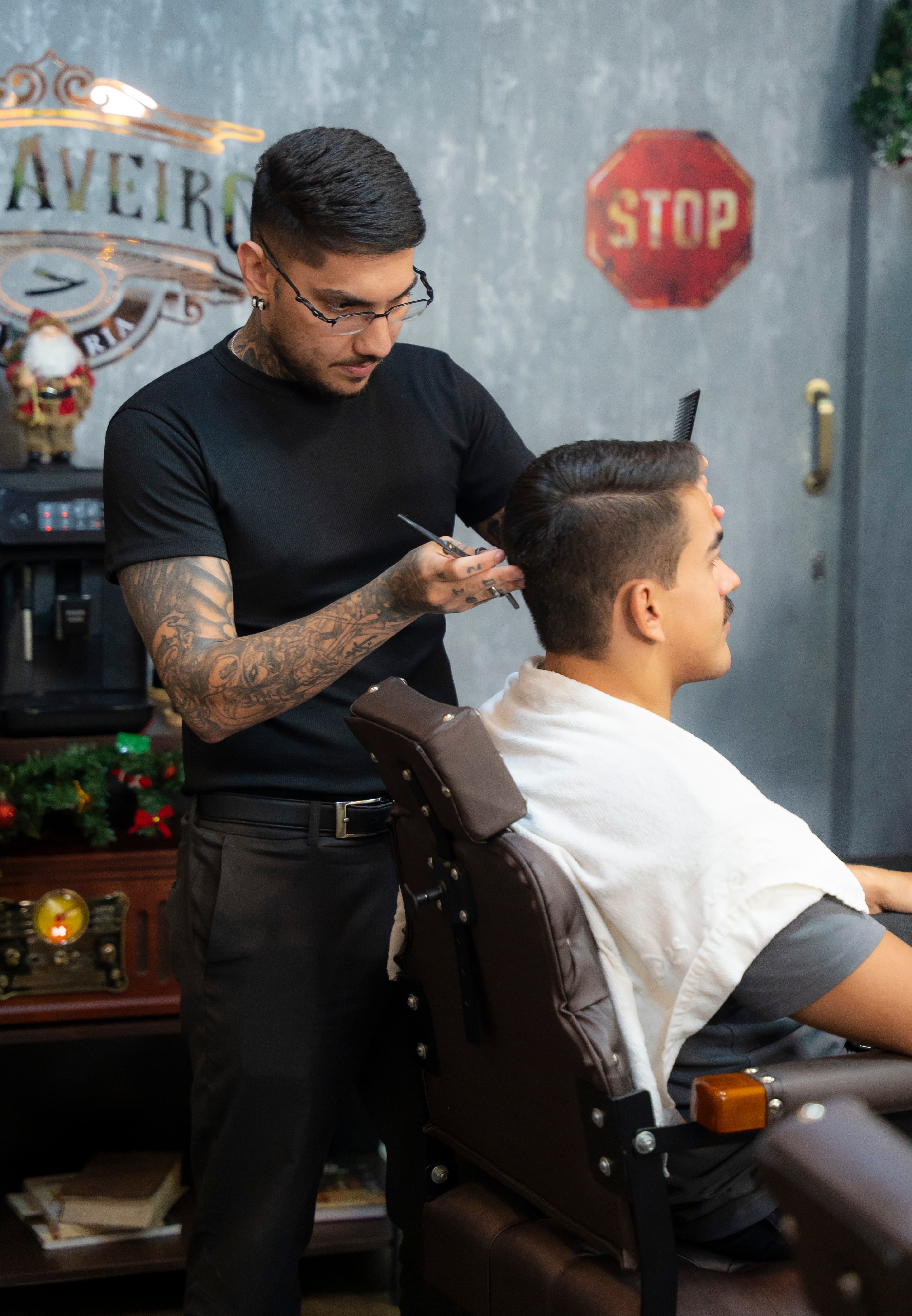 Don Aveiro Barbearia — ambiente